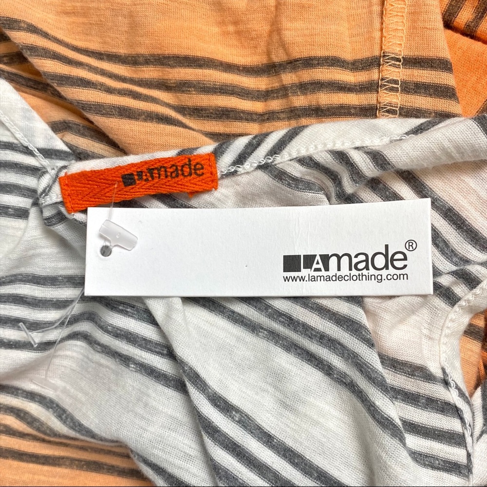 LAmade x REVOLVE Ombre Striped V-Neck Sleeveless Maxi Dress - Size XS - Picture 4 of 5